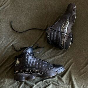 Jordan 13 Retro Black W/ Glitter